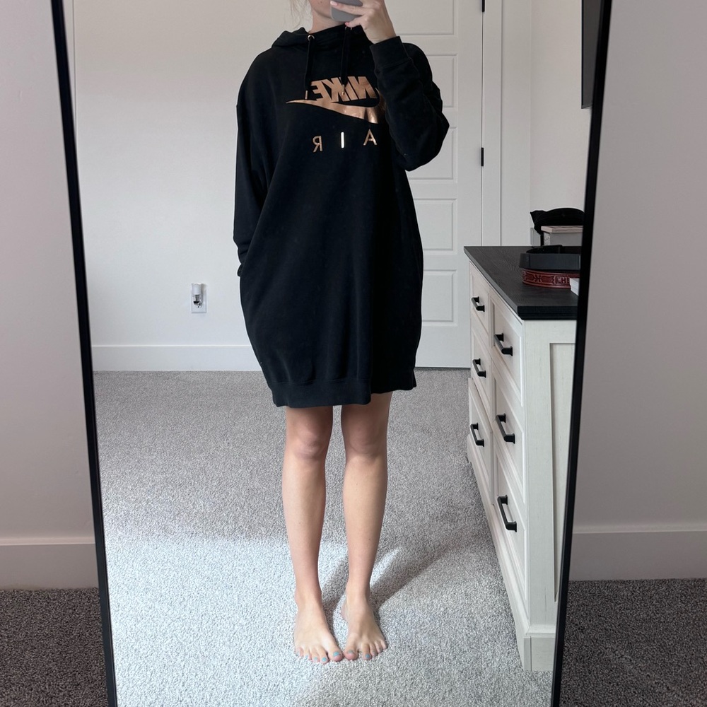 Nike Black Hoodie Dress